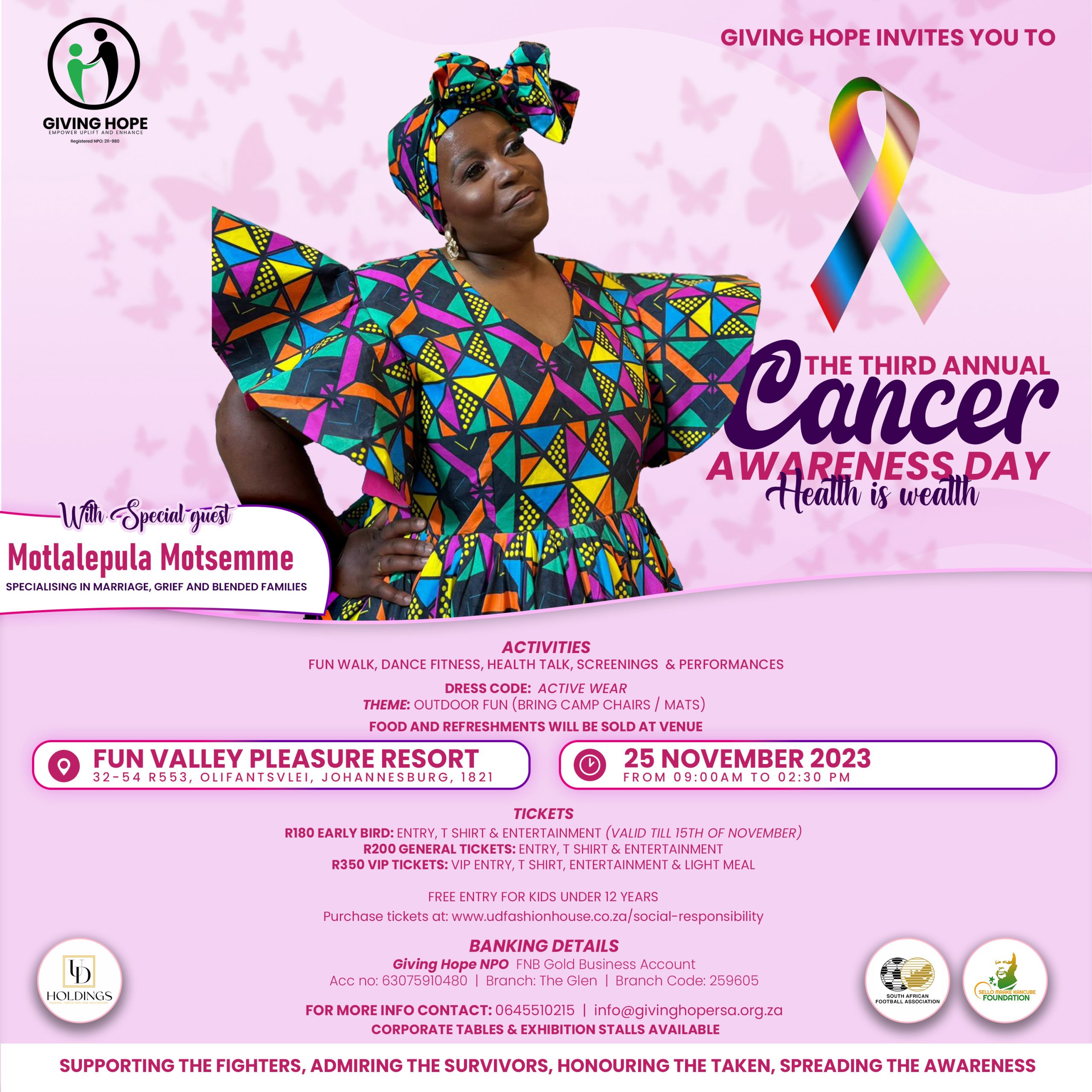 Cancer day mini peoples Motseme